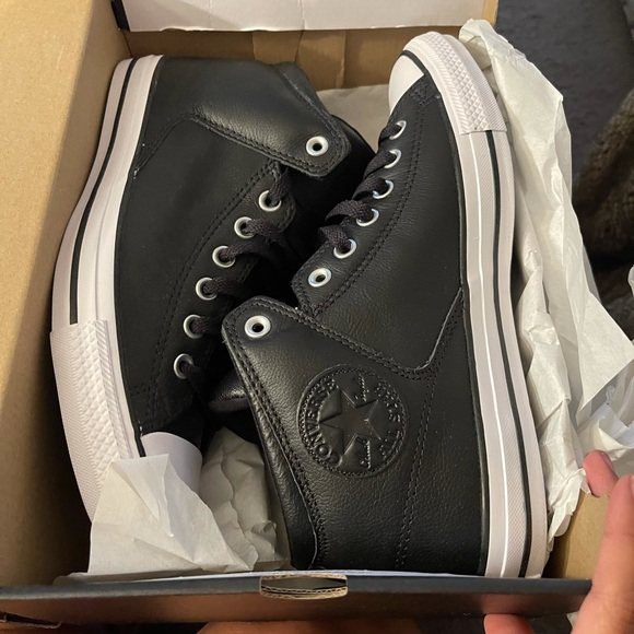 Black high top Converse